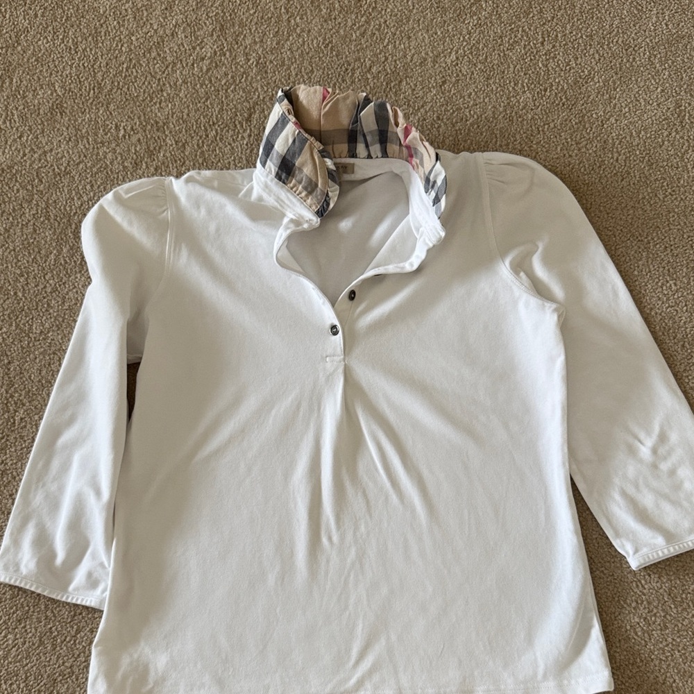 Burberry Brit 3/4 length pullover top.